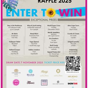 Raffle tickets for Fashion Show 2025